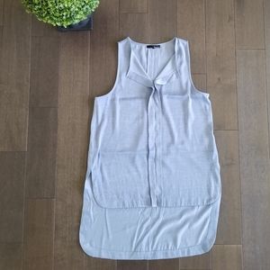 Ro & De high low velvet top